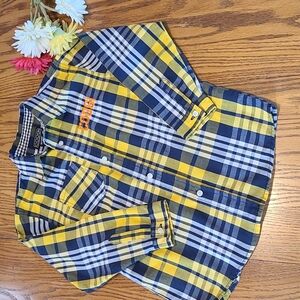 Coogi plaid shirt